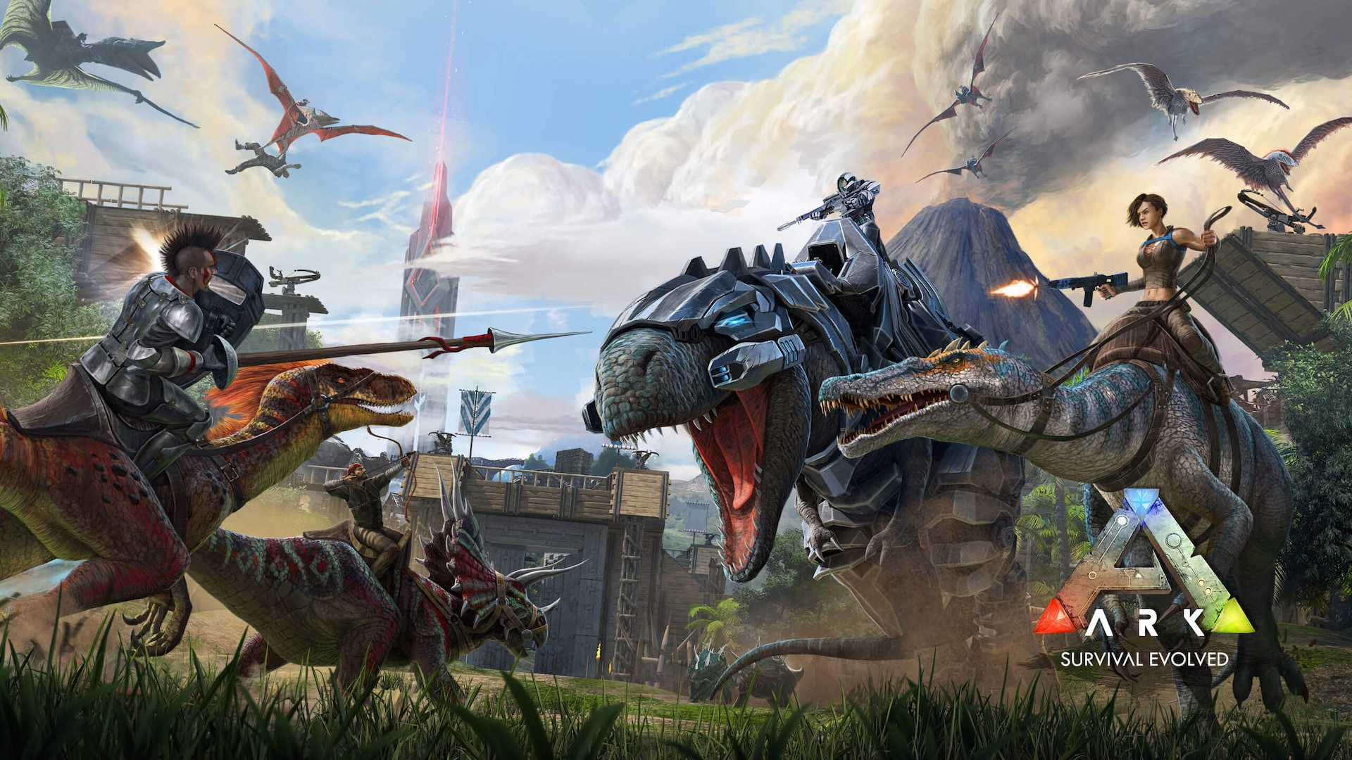 Steamで恐竜サバイバルアクションゲームの「ARK」が無料配信中。～6/20 2時。