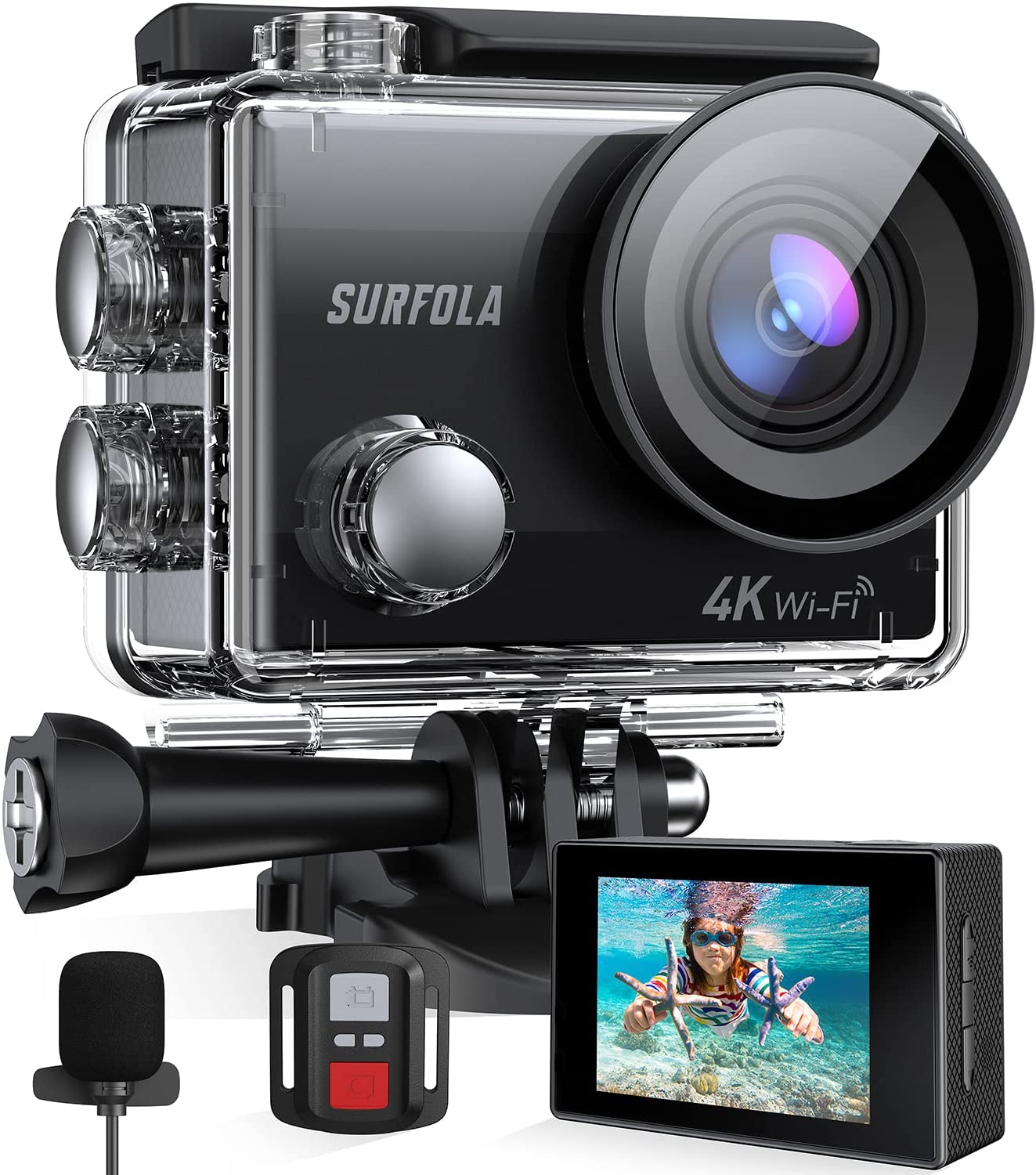 アマゾンで中華製の安物アクションカメラ　Surfola SF230が割引クーポンを配信中。