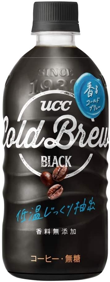 アマゾンでUCC ブラック コーヒー コールドブリュー 無糖 500ml×24本が割引セール中。