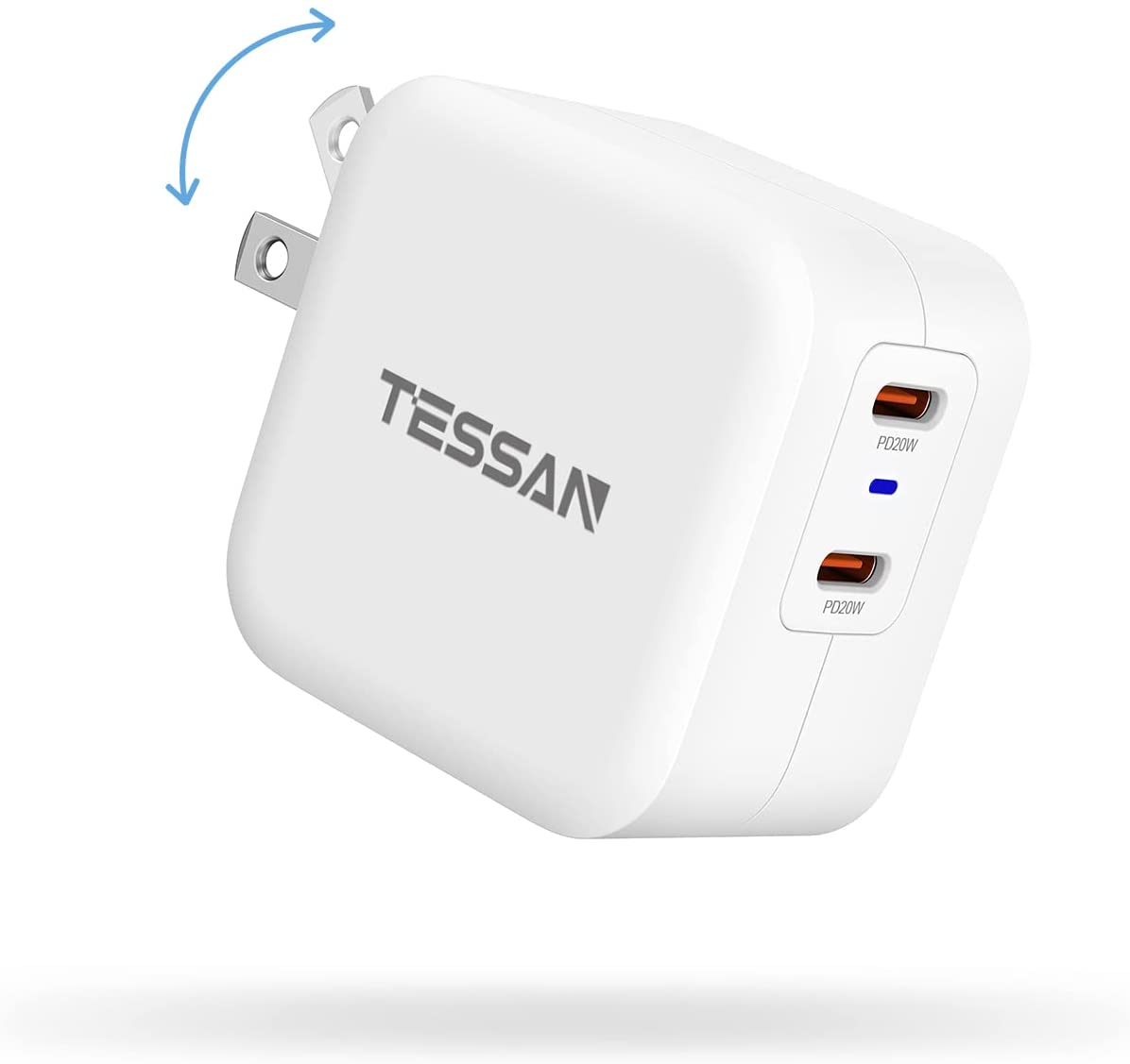 アマゾンでTESSANのUSB-PD 40W充電器が1000円台で販売中。